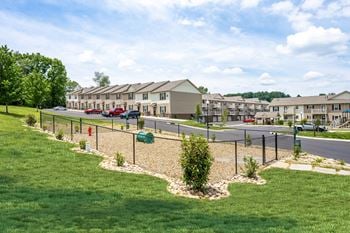 Bark park with seating